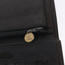 CHANEL Bifold Wallet Caviar Skin Black Gold CC Auth 213086-18