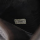 CHANEL Bifold Wallet Caviar Skin Black Gold CC Auth 213086-20