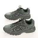 Christian Dior B30 Countdown Sneakers mesh 44 Gray Khaki Auth 213131SAM-4