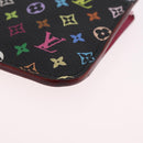 LOUIS VUITTON Monogram Multicolor Pochette Cles NM Black M60279 LV Auth 213132V-13