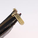 LOUIS VUITTON Monogram Multicolor Pochette Cles NM Black M60279 LV Auth 213132V-14