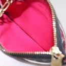 LOUIS VUITTON Monogram Multicolor Pochette Cles NM Black M60279 LV Auth 213132V-16