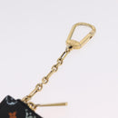 LOUIS VUITTON Monogram Multicolor Pochette Cles NM Black M60279 LV Auth 213132V-8