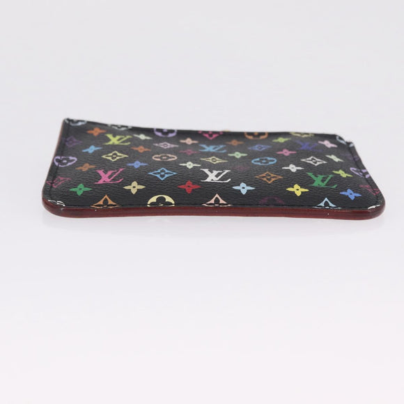 LOUIS VUITTON Monogram Multicolor Pochette Cles NM Black M60279 LV Auth 213132V