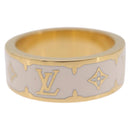 LOUIS VUITTON Nanogram Enamel Ring metal L Gold M1565L Auth 213133M-5