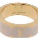 LOUIS VUITTON Nanogram Enamel Ring metal L Gold M1565L Auth 213133M-6