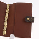 LOUIS VUITTON Monogram Agenda PM Day Planner Cover R20005 LV Auth 213134M-18