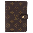 LOUIS VUITTON Monogram Agenda PM Day Planner Cover R20005 LV Auth 213134M-2