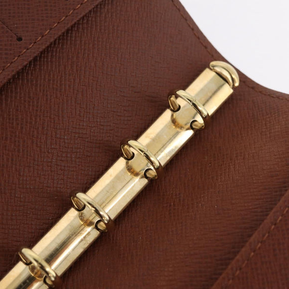 LOUIS VUITTON Monogram Agenda PM Day Planner Cover R20005 LV Auth 213134M