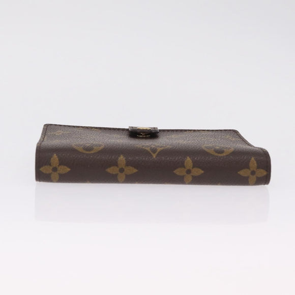 LOUIS VUITTON Monogram Agenda PM Day Planner Cover R20005 LV Auth 213134M