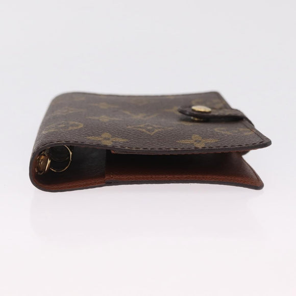 LOUIS VUITTON Monogram Agenda PM Day Planner Cover R20005 LV Auth 213134M