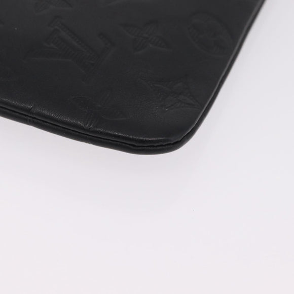 LOUIS VUITTON Monogram Shadow Pochette Discovery PM Black M44335 LV Auth 213135A