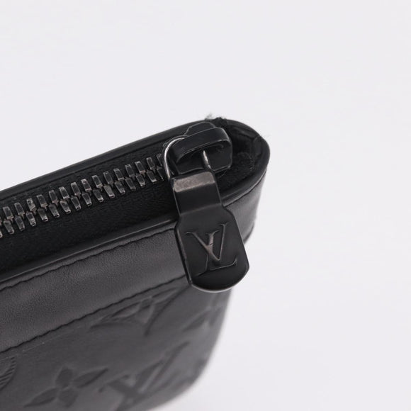 LOUIS VUITTON Monogram Shadow Pochette Discovery PM Black M44335 LV Auth 213135A