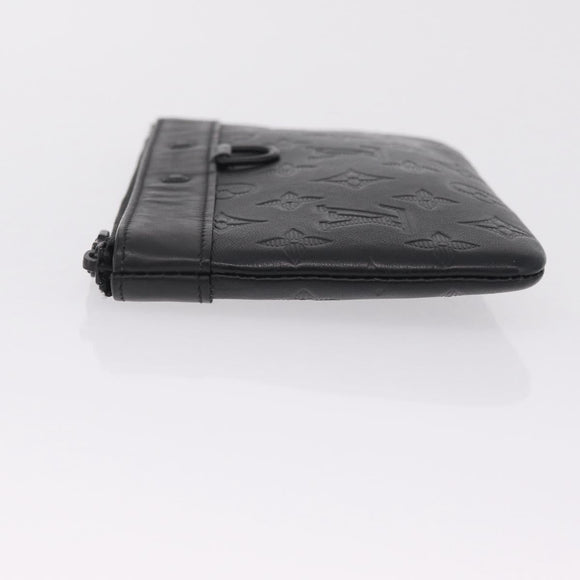 LOUIS VUITTON Monogram Shadow Pochette Discovery PM Black M44335 LV Auth 213135A