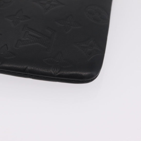 LOUIS VUITTON Monogram Shadow Pochette Discovery PM Black M44335 LV Auth 213135A