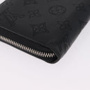 LOUIS VUITTON Monogram Mahina Zippy Long Wallet Black M61867 LV Auth 213136M-10
