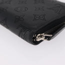 LOUIS VUITTON Monogram Mahina Zippy Long Wallet Black M61867 LV Auth 213136M-11