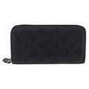 LOUIS VUITTON Monogram Mahina Zippy Long Wallet Black M61867 LV Auth 213136M-2
