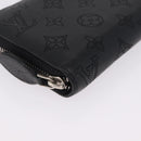 LOUIS VUITTON Monogram Mahina Zippy Long Wallet Black M61867 LV Auth 213136M-8