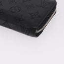 LOUIS VUITTON Monogram Mahina Zippy Long Wallet Black M61867 LV Auth 213136M-9