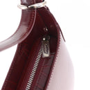Cartier Must Line Shoulder Bag Patent leather Bordeaux Silver Auth 213137SAM-14