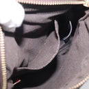 FENDI Zucchino Canvas Shoulder Bag Beige Gold Auth 213146A-20
