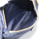 PRADA Shoulder Bag Nylon Navy Gold Auth 213147A-24
