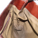 FENDI Zucca Canvas Hand Bag Brown Black Auth 213149V-19