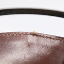 FENDI Zucca Canvas Hand Bag Brown Black Auth 213149V-24