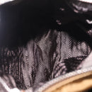 PRADA Shoulder Bag Nylon Brown Silver Auth 213150A-23