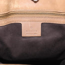 GUCCI GG Canvas Shoulder Bag Beige Gold 109101 Auth 213151-14