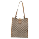 GUCCI GG Canvas Shoulder Bag Beige Gold 109101 Auth 213151-2