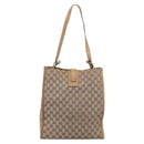 GUCCI GG Canvas Shoulder Bag Beige Gold 109101 Auth 213151-3
