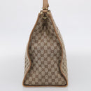 GUCCI GG Canvas Shoulder Bag Beige Gold 109101 Auth 213151-5