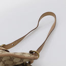 GUCCI GG Canvas Shoulder Bag Beige Gold 109101 Auth 213151-8