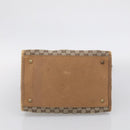 GUCCI GG Canvas Shoulder Bag Beige Gold 109101 Auth 213151-9