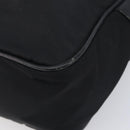 PRADA Shoulder Bag Nylon Black Silver Auth 213152-10