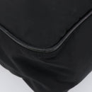 PRADA Shoulder Bag Nylon Black Silver Auth 213152-11