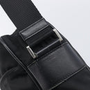 PRADA Shoulder Bag Nylon Black Silver Auth 213152-14