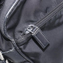 PRADA Shoulder Bag Nylon Black Silver Auth 213152-24