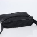 PRADA Shoulder Bag Nylon Black Silver Auth 213152-6
