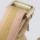 GUCCI GG Canvas Sherry Line Shoulder Bag Gold Beige 181092 Auth 213153A-16