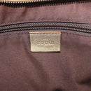GUCCI GG Canvas Sherry Line Shoulder Bag Gold Beige 181092 Auth 213153A-19