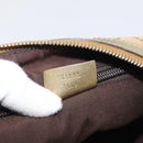 GUCCI GG Canvas Sherry Line Shoulder Bag Gold Beige 181092 Auth 213153A-25