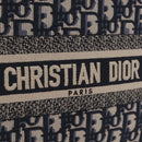 Christian Dior Trotter Canvas Oblique Book Tote Hand Bag Navy Auth 213157M-14