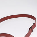 Coach Shoulder Bag Leather 3way Brown Gold Auth 213159A-12
