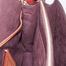 Coach Shoulder Bag Leather 3way Brown Gold Auth 213159A-26