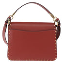 Coach Shoulder Bag Leather 3way Brown Gold Auth 213159A-3