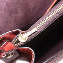 Coach Shoulder Bag Leather 3way Brown Gold Auth 213159A-31