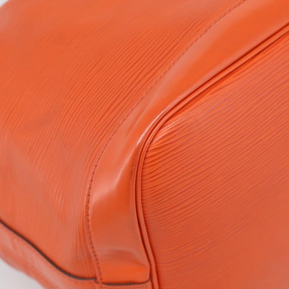 LOUIS VUITTON Epi Petit Noe Shoulder Bag Orange Pimon LV Auth 213161A